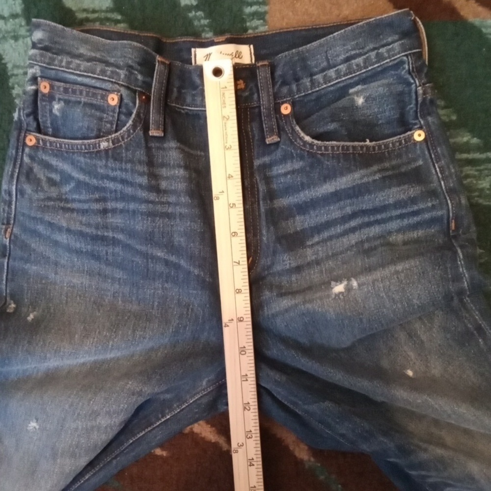 Madewell Classic Straught Jeans In Croston Wash Old School Womens  26 - Picture 9 of 13